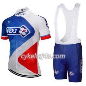 Cykeltrøje + Cykelshorts 2018 FDJ N003